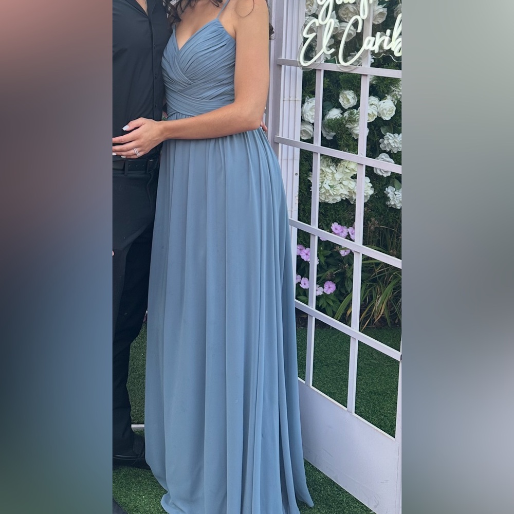 Elegant Blue Evening Gown